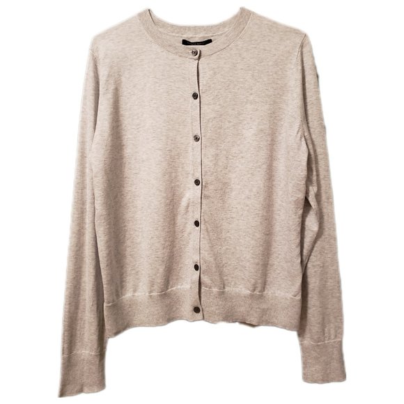 🍋NWT Banana Republic Light Grey Cardigan (Medium) - Picture 1 of 9